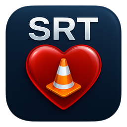 SRT ❤️ VLC app icon