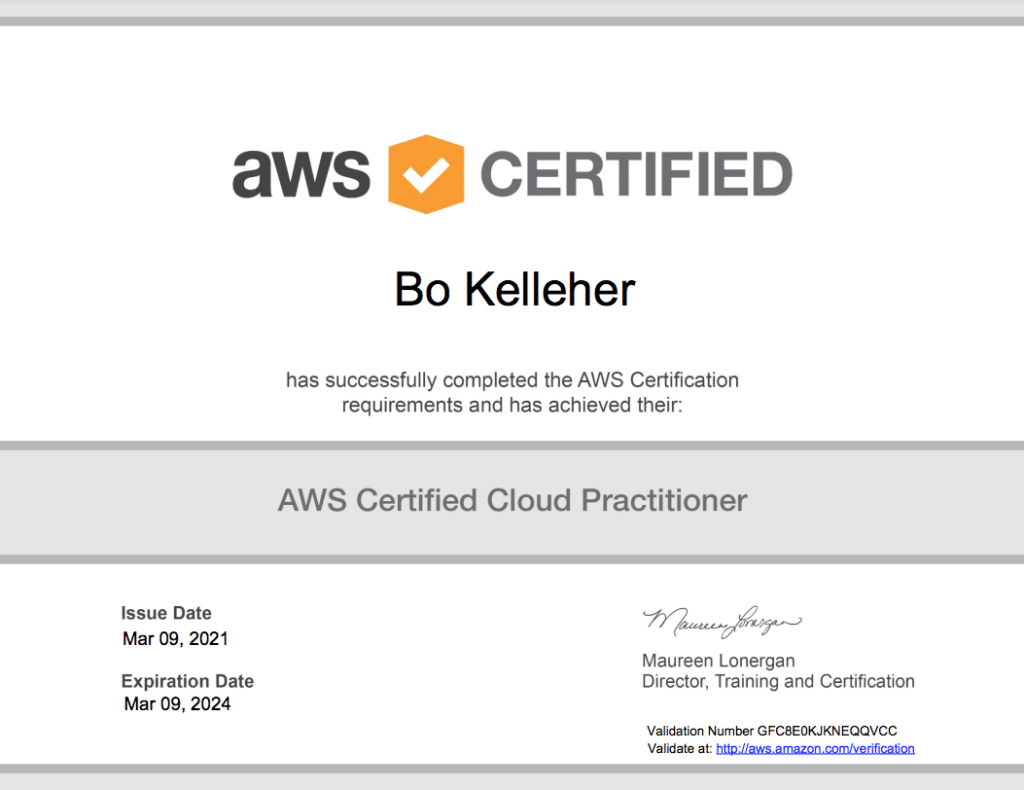 AWS Certified Cloud Practitioner